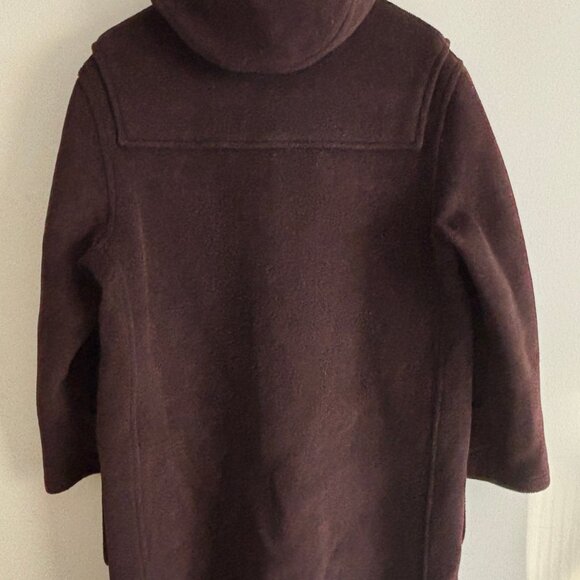 Aquascutum London Brown Duffle Coat/  Overcoat Buckle Full Zip - M-L - Picture 6 of 14